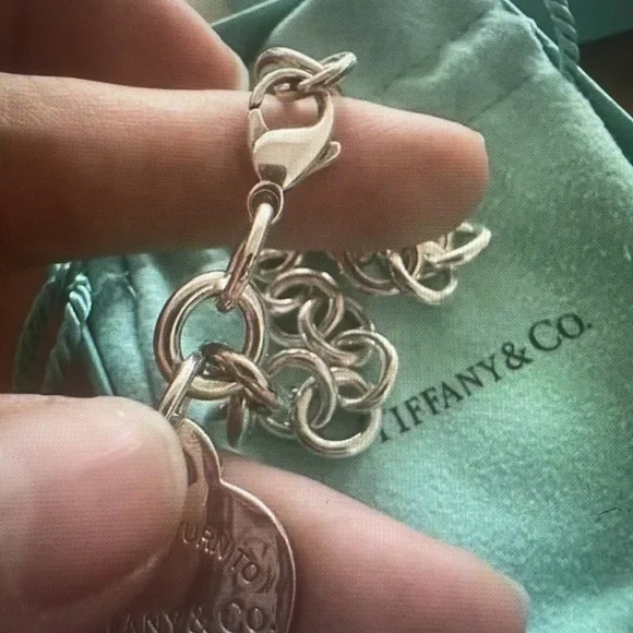Tiffany & Co. Silver Heart Tag Bracelet - Picture 5 of 5
